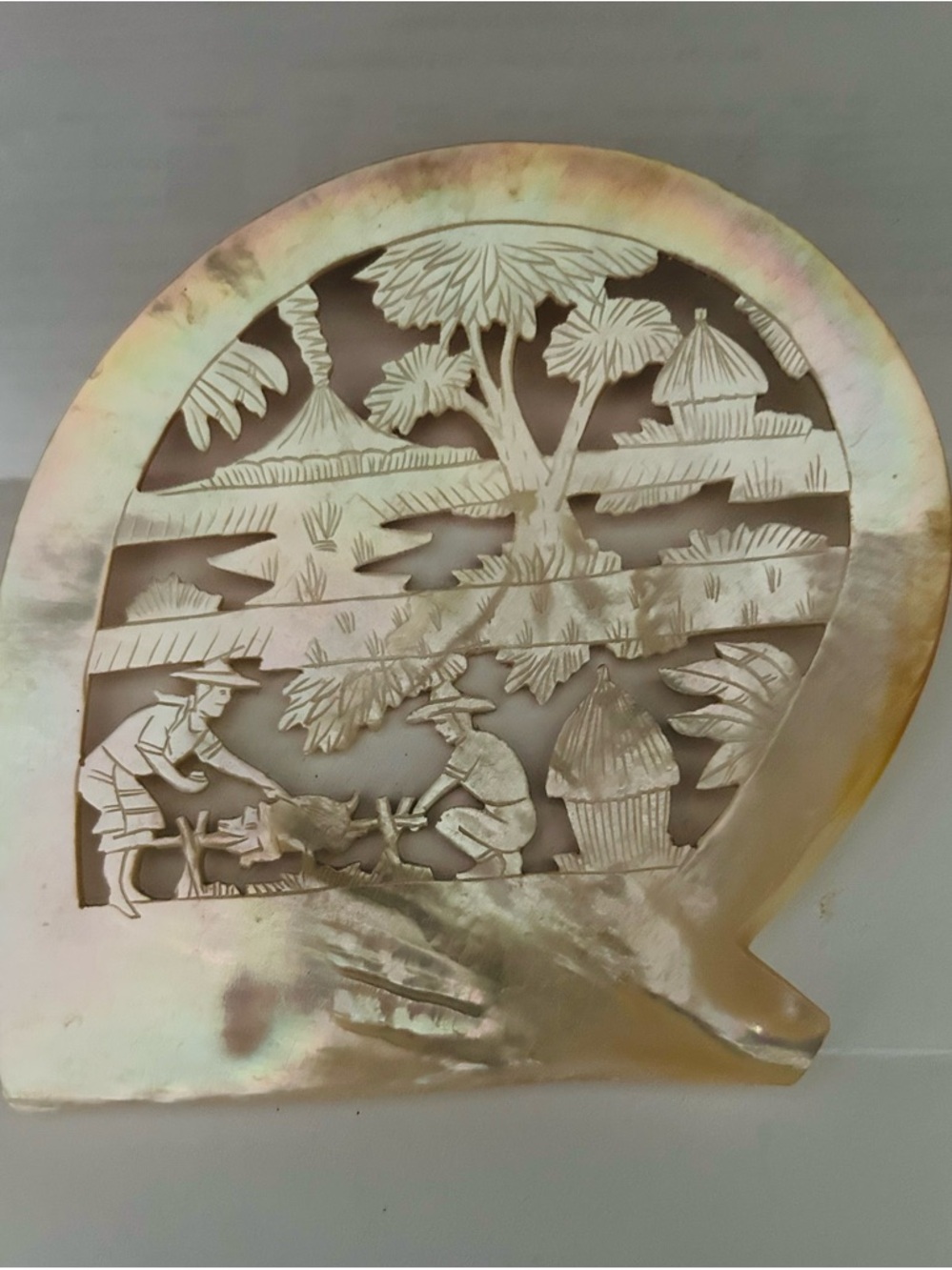 Hand-Carved Mother of Pearl Decor